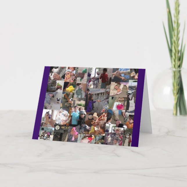 Soldiers Walkabouts mit Beanies Karte (Vorderseite)