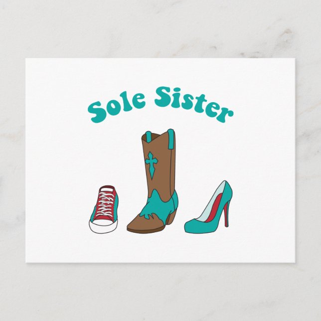 Sole Sister Postkarte (Vorderseite)