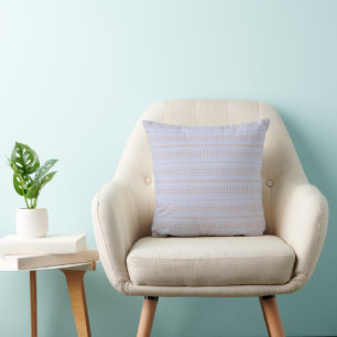 Soléa – Coussin Décoratif Bleu et Pêche Doux et Ch