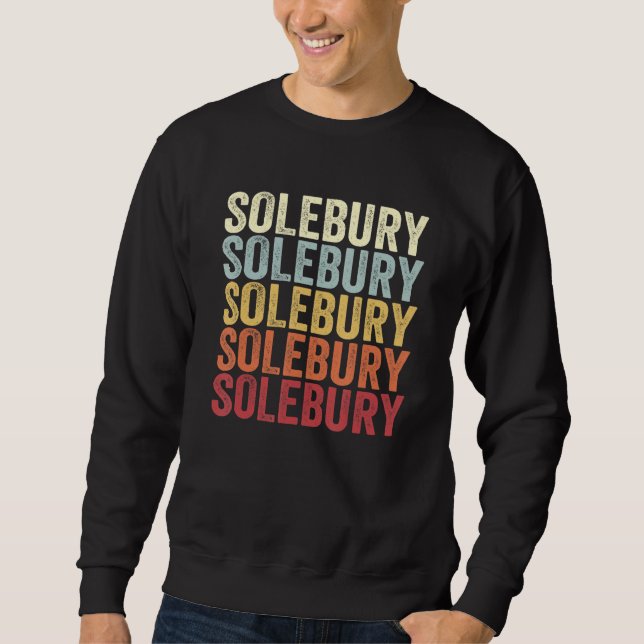 Solebury Pennsylvania Solebury PA Retro Vintage Te Sweatshirt (Vorderseite)