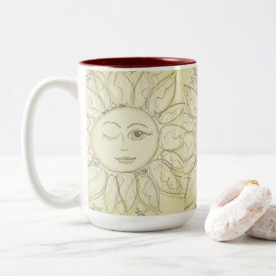 Soleil clignotant - tasse de café