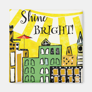 SOLEIL DANS LA VILLE Magnet