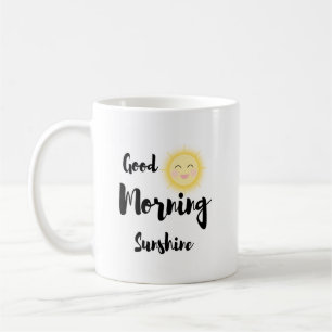 Soleil du bon matin Mug de café de déclaration