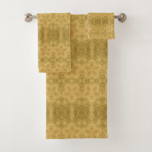Soleil jaune or brillant motif