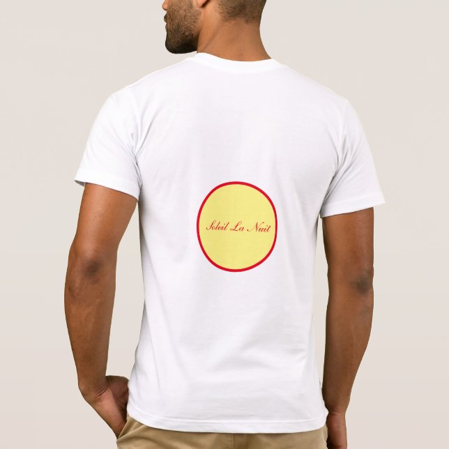 Soleil La Nuit Jersey Short Sleeve T - Shirt: Soft T-Shirt (Rückseite)