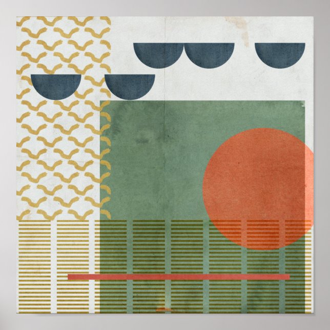 Soleil Rouge III Poster (Vorne)