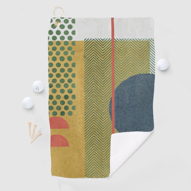 Soleil Rouge IV Golfhandtuch (Insitu)