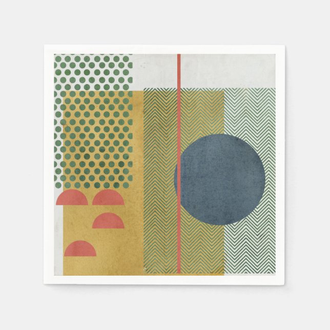 Soleil Rouge IV Serviette (Vorderseite)