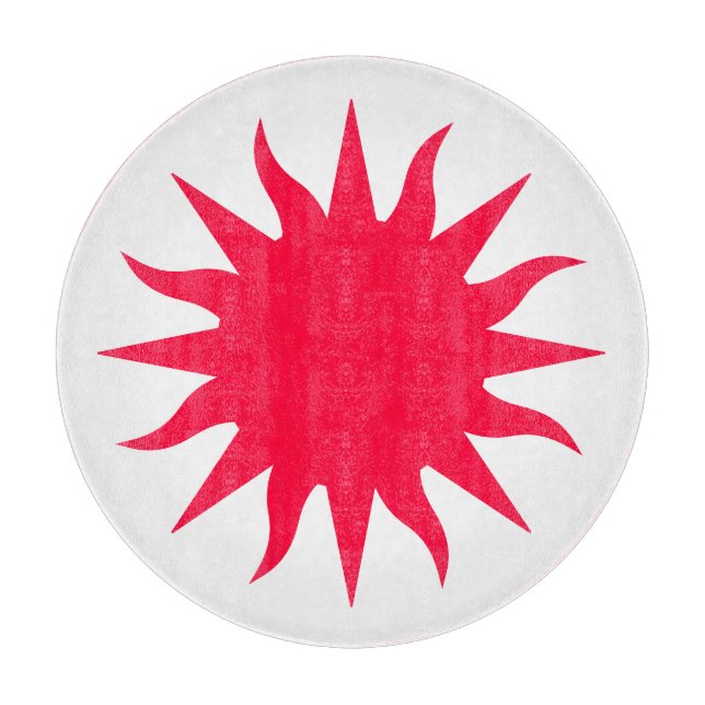 Soleil Sun Sonne Sole Schneidebrett (Vorderseite)