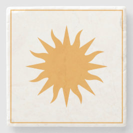 Soleil Sun Sonne Steinuntersetzer