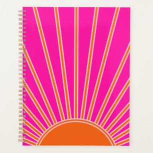 Soleil Sunrise Hot Rose Et Orange Preppy Sunshine