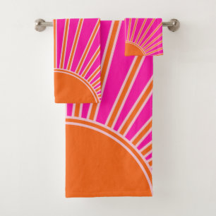 Soleil Sunrise Hot Rose Et Orange Preppy Sunshine