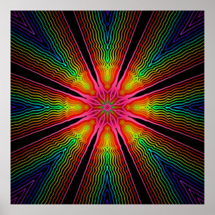 Soleil super - Poster fracturé