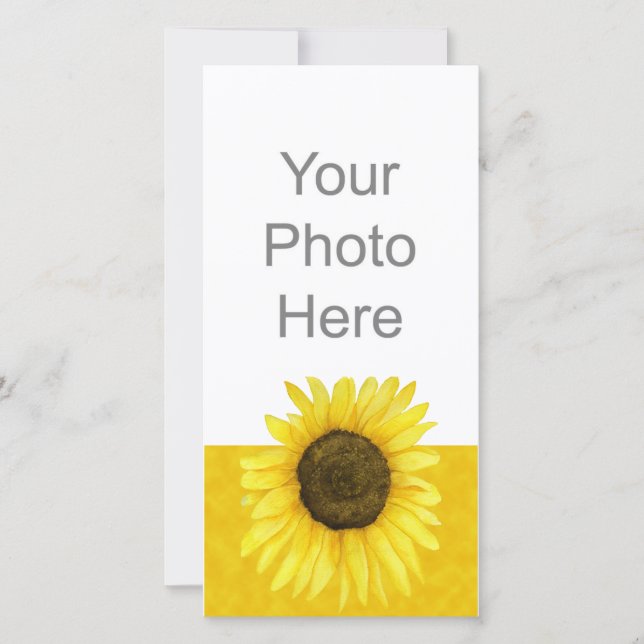 Soleil Sur Un Carte photo À Bâtons (Devant)