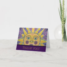 Soleil sur un jour neigeux Carte de voeux pliée
