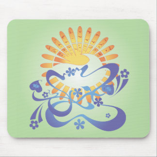 Soleil & Surf ! Art vectoriel : Tapis de souris