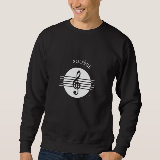 Solfege Music Symbol SweatShirt (Vorderseite)