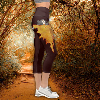Solflare: Inbegriff der strahlenden Dämmerung Capri Leggings
