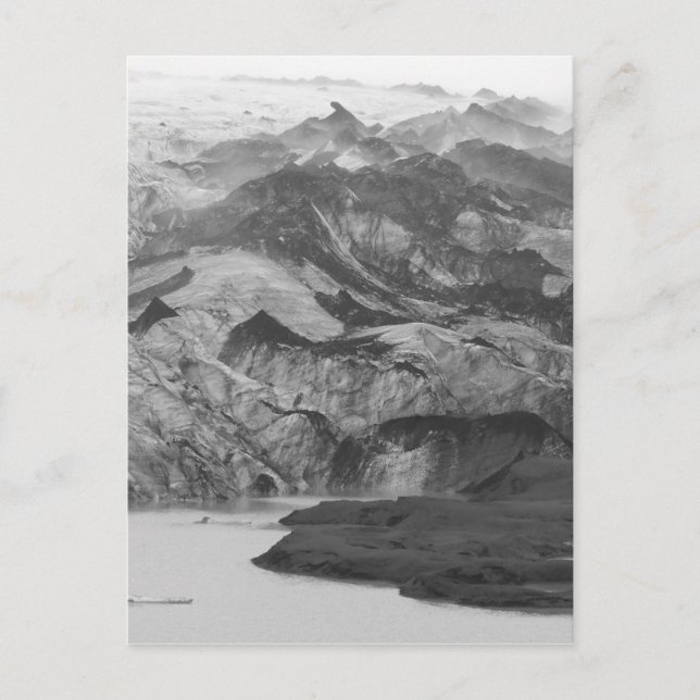 Solheimajokull Glacier Island Postcard Postkarte (Vorderseite)