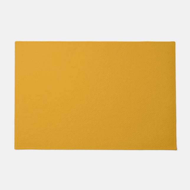 Solid amber dirty yellow fußmatte (Vorderseite)