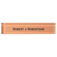 Solid Apricot Personalisiert