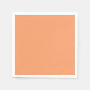 Solid Apricot Schlicht Serviette