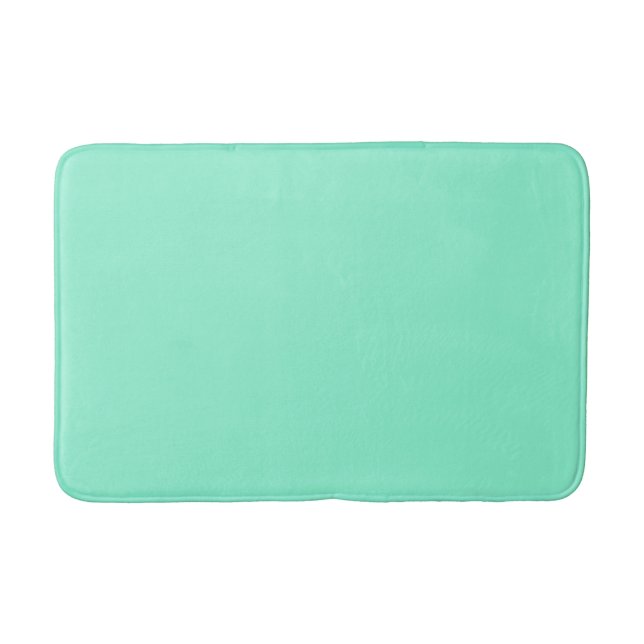 Solid Aquamarine Badematte (Vorderseite)
