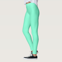 Solid Aquamarine Leggings