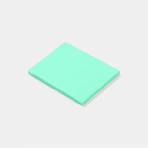 Solid Aquamarine Post-it Klebezettel