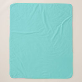 Solid Aquamarine Sherpadecke