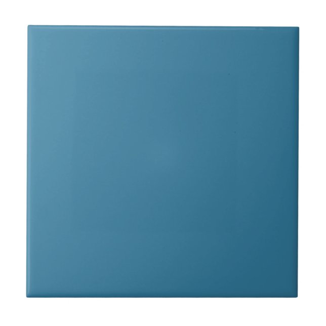 Solid Astral Blue Fliese (Vorderseite)