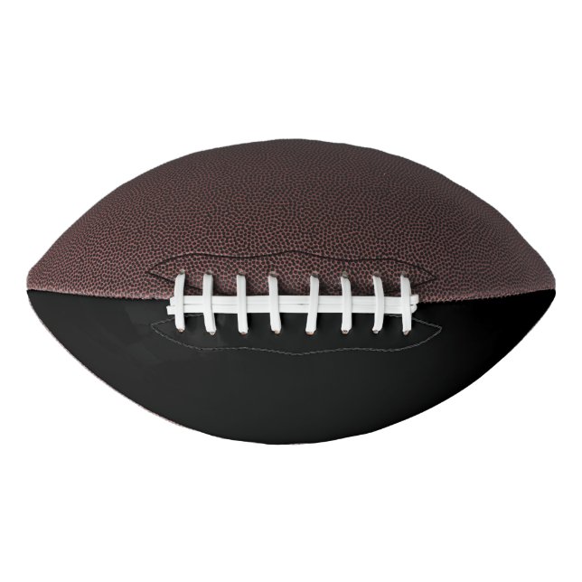 Solid Black Color Football (Vorderseite)