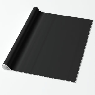 Solid Black Geschenkpapier