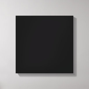 Solid Black Leinwanddruck