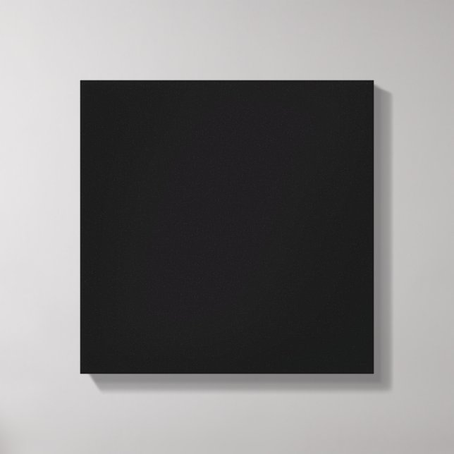 Solid Black Leinwanddruck (Vorderseite)