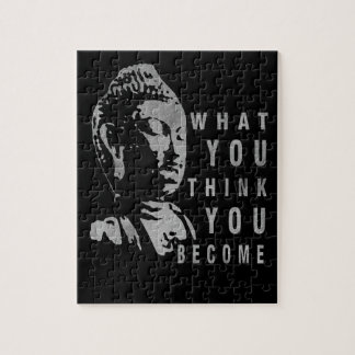Solid Black Motivierend Buddha Zitat