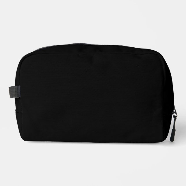Solid Black Waschbeutel (Vorderseite)