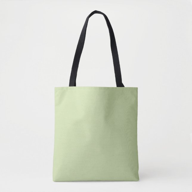 Solid blassgrün nach Premium Kollektionen Tasche (Vorderseite)