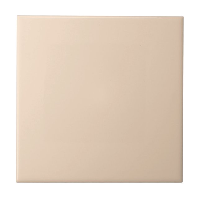 Solid Blush Peach Fliese (Vorderseite)