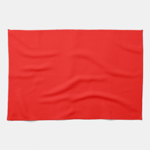 Solid Bright Cherry Red Kittuch Handtuch