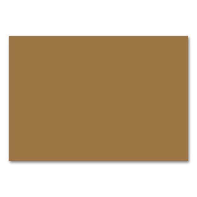Solid Bright Gold Farbe Tischnummer (Vorderseite)