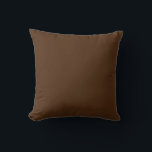 Solid Brown Kissen<br><div class="desc">Eine niedliche beige Farbe mit einer leeren Textvorlage in drei Zeilen. Klicken Sie auf Personalisieren, um kurze Wörter oder Namen hinzuzufügen, oder kaufen Sie es so, wie es ist, als eine passende feste Farbe. Wenn Sie das Wort in der Mitte gewollt haben, verließ Sie bitte die erste Zeile leer, und...</div>