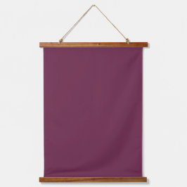 Solid Burgund 26"x36" Vertikal Wandteppich Mit Holzrahmen