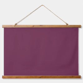Solid Burgundy 36"x26" Horizontal Wandteppich Mit Holzrahmen