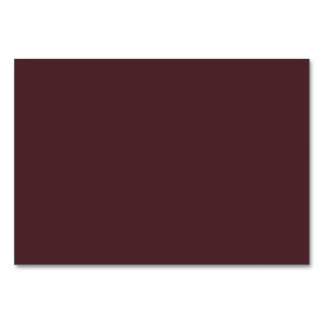 Solid Burgundy Rot Tischnummer