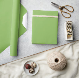 Solid cabbage green geschenkpapier