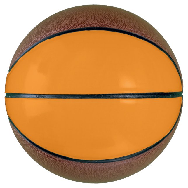 Solid carrot orange basketball (Vorderseite)