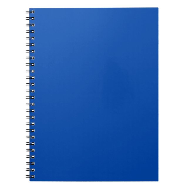 Solid Cobalt Blue Notizblock (Vorderseite)