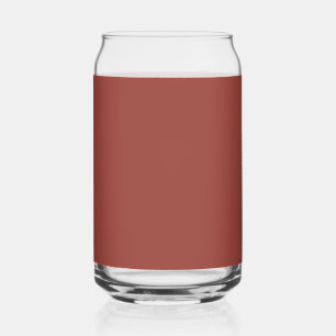 Solid Cognac Farbe Minimalistisch Schlicht Dosenglas