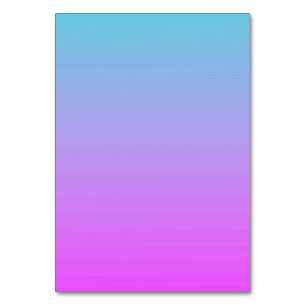 Solid Color American Tischnummer Card